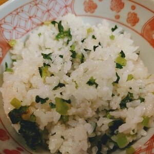 大根葉の菜めし